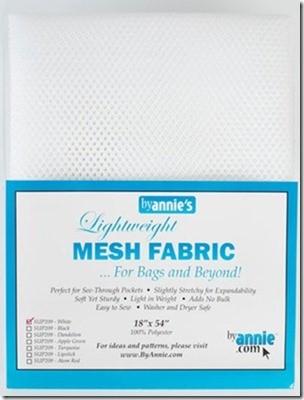By Annie's - Lightweight Mesh Fabric - 18" x 54" - White - SUP209-WHITE