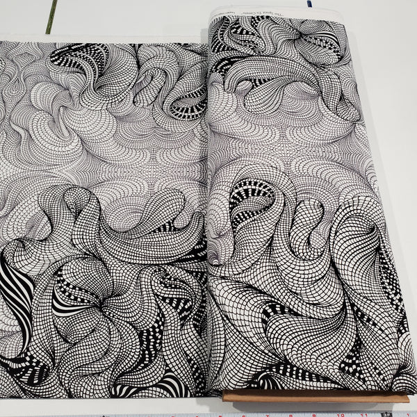 Remnant - Free Spirit Fabrics - Bio Geo-2 - PWAL014.GRAY (38" x WOF)