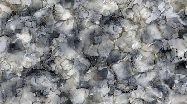 Midas Touch - Multi Texture - Black/Grey - DM26833-99 (1/2 Yard)