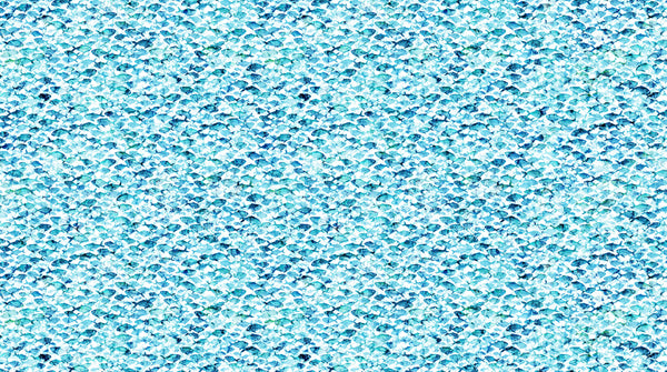 Northcott - Deep Blue - Fish - DP28123-10 (1/2 Yard)