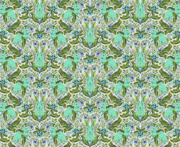 Tula Pink - Full Moon Forest II - Hoppy Go Lucky - Starlight - PWTP246.STARLIGHT (1/2 Yard)