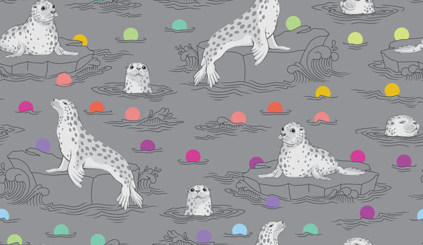 Tula Pink - Graywork - Seal the Deal - Shadow - PWTP259.SHADOW (1/2 Yard)