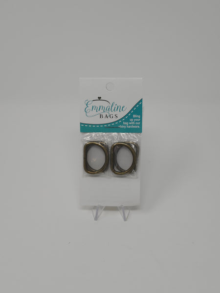 D-Rings (4 Pack) - 3/4" (20 mm-thin) (5 finishes)