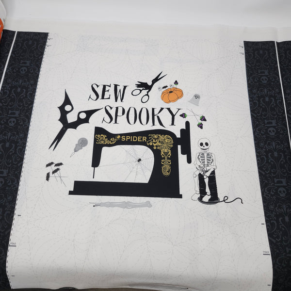 FIGO - Mr. Bones Sews - Canvas Bag Panel - C91081-10 (per panel)