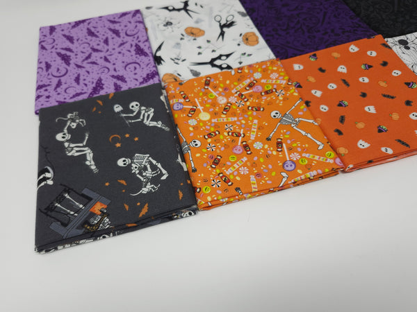 Hand-Cut Fat Quarter Bundle - FIGO - Mr. Bones Sews (8pc)