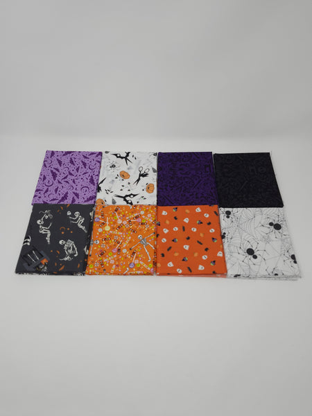 Hand-Cut Fat Quarter Bundle - FIGO - Mr. Bones Sews (8pc)