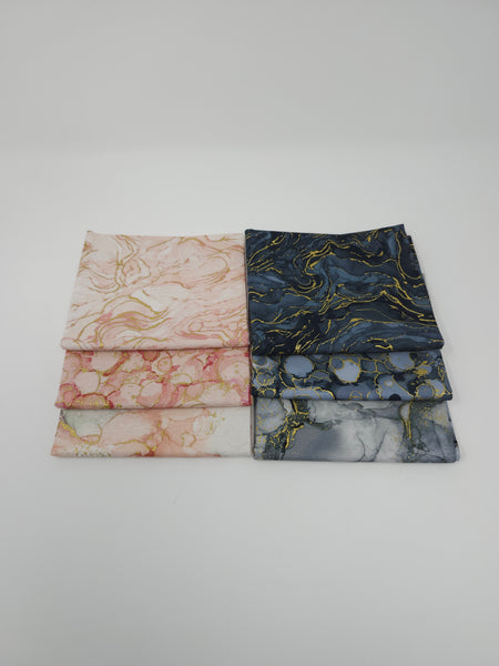 Hand-Cut Fat Quarter Bundle - Northcott - Midas Touch (13pc)