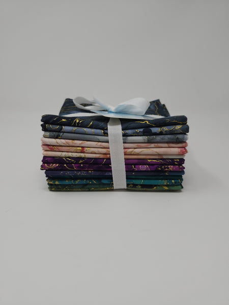 Hand-Cut Fat Quarter Bundle - Northcott - Midas Touch (13pc)