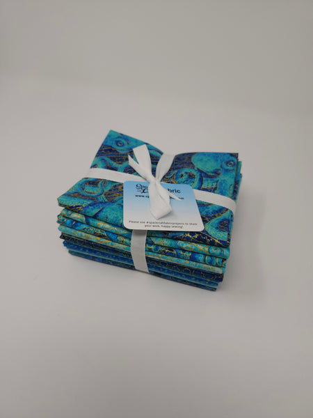 Hand-Cut Fat Quarter Bundle Plus - Northcott - Shimmer Enigma (10pc)