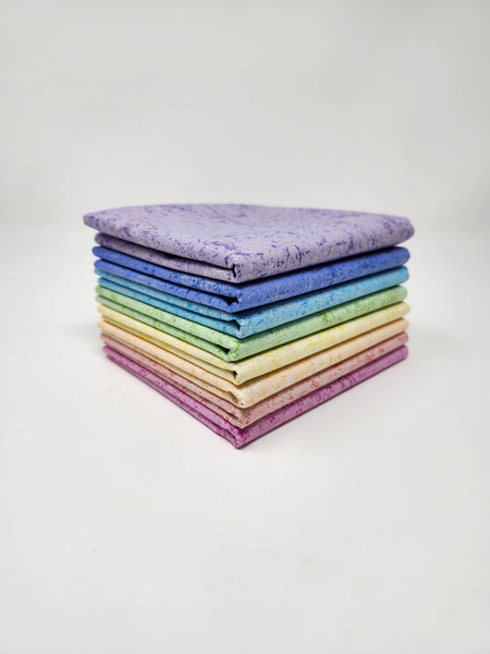 Hand-Cut Fat Quarter Bundle - Patrick Lose  - Glisten - (8pc) (Shimmer)