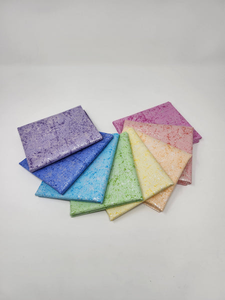 Hand-Cut Fat Quarter Bundle - Patrick Lose  - Glisten - (8pc) (Shimmer)