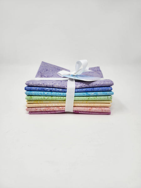 Hand-Cut Fat Quarter Bundle - Patrick Lose  - Glisten - (8pc) (Shimmer)