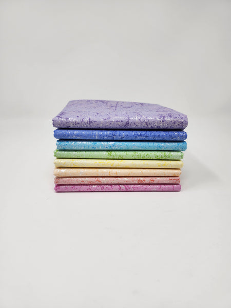 Hand-Cut Fat Quarter Bundle - Patrick Lose  - Glisten - (8pc) (Shimmer)