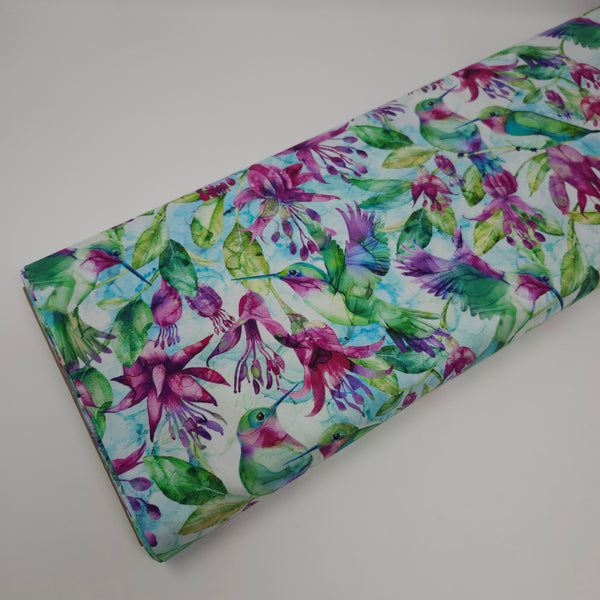 Northcott - Concerto - Hummingbirds - DP27828-42 (1/2 Yard)