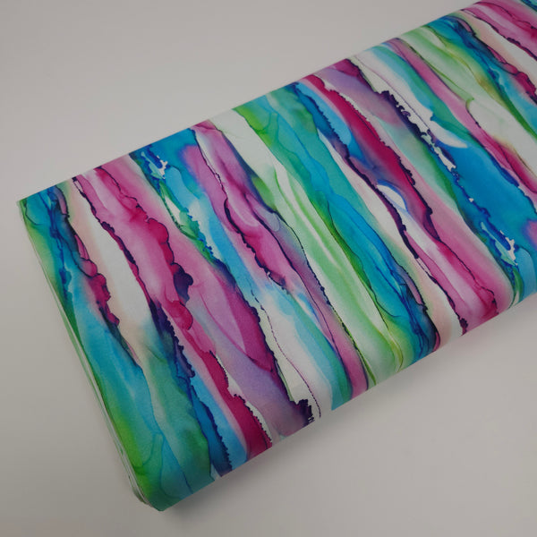 Northcott - Concerto - Rainbow Stripe - DP27832-10 (1/2 Yard)