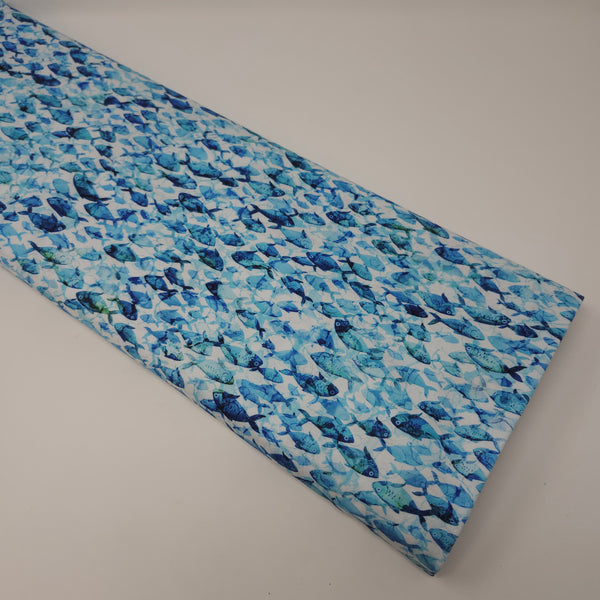 Northcott - Deep Blue - Fish - DP28123-10 (1/2 Yard)