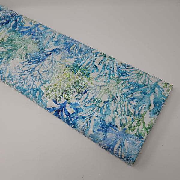 Northcott - Deep Blue - Multi Coral - DP28125-10 (1/2 Yard)