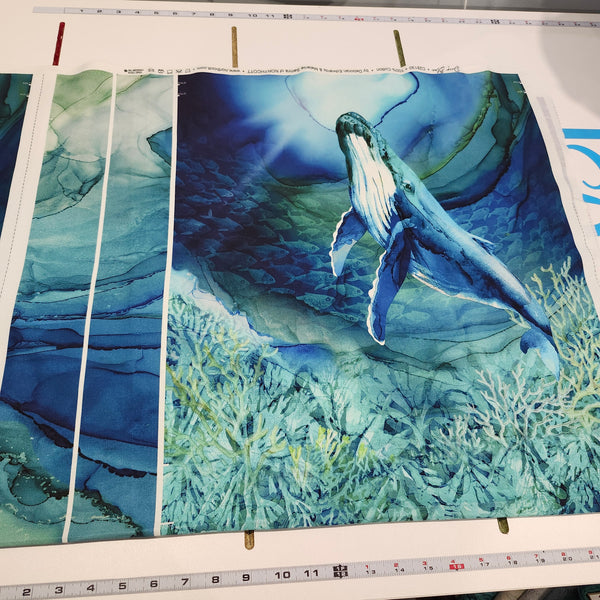 Northcott - Deep Blue - Canvas Bag Panel - C28130-48 (per panel)