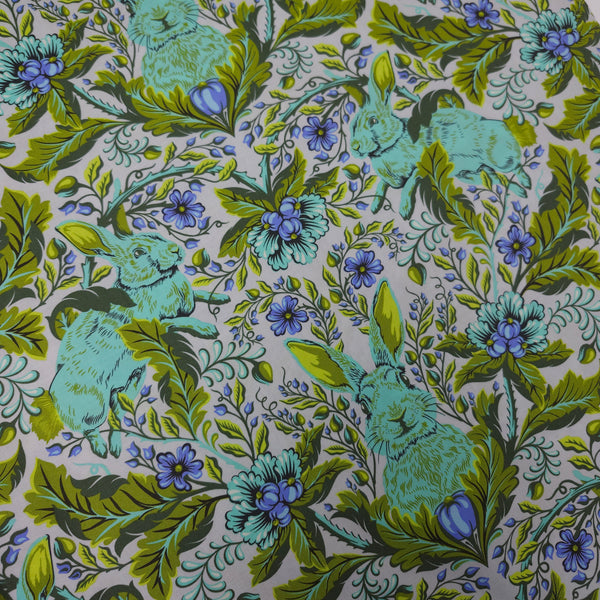 Tula Pink - Full Moon Forest II - Hoppy Go Lucky - Starlight - PWTP246.STARLIGHT (1/2 Yard)