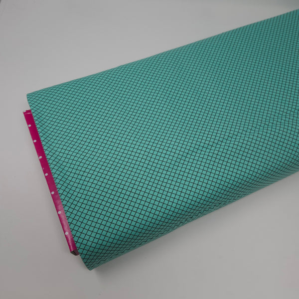 Tula Pink - True Colors - On The Grid - Raindrop -  PWTP255.RAINDROP (1/2 Yard)