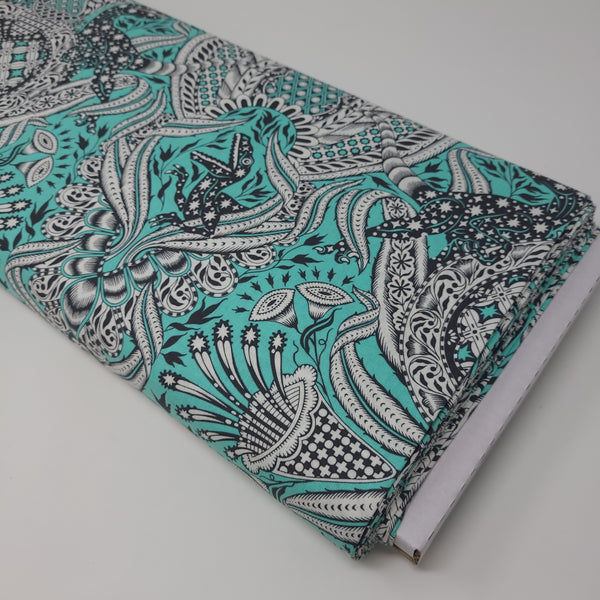 Tula Pink - ROAR! - Gift Rapt - Mint - PWTP224.MINT (1/2 Yard)