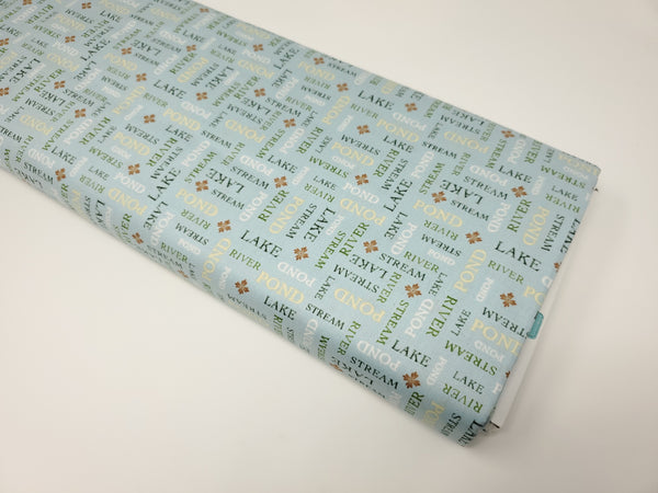 Outdoors - Water Words - 26394 B (1/2 Yard)