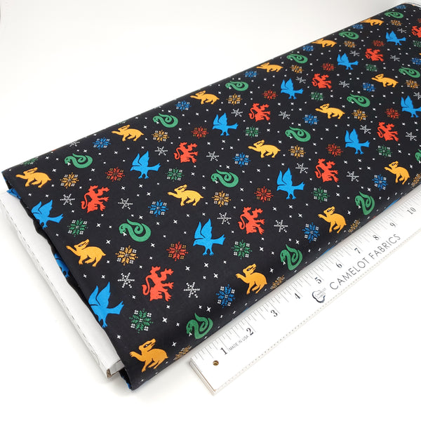 Camelot - Character Winter II - Harry Potter - Snowflake Houses - CAM23800689-02 (1/2 Yard)