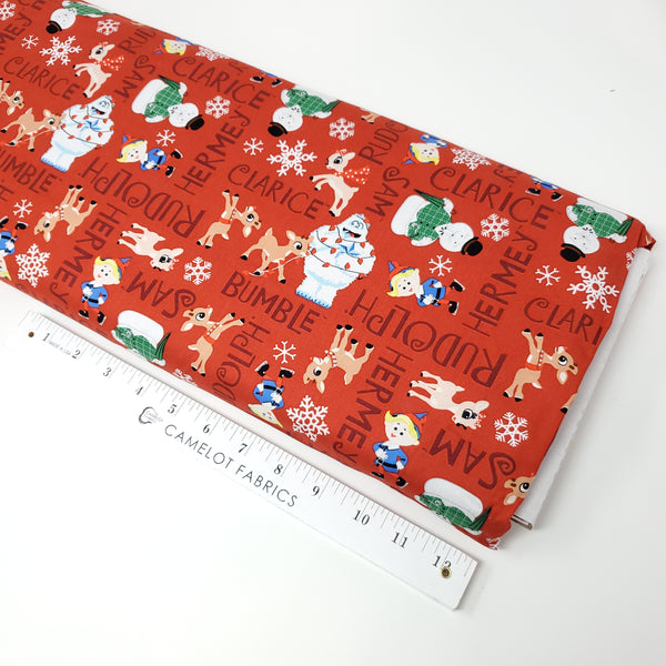 Camelot - Character Winter Holiday II - Rudolph - Character Names - CAM62010206-04 (1/2 Yard)
