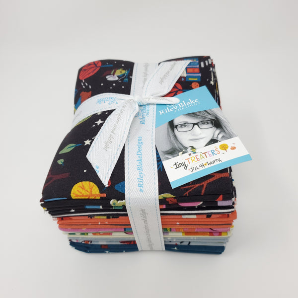 Fat Quarter Bundle - Riley Blake - Tiny Treaters w/ Glow in the Dark (21 pc)