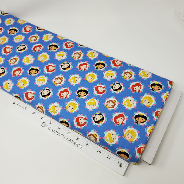 Camelot - Disney - Princess Kawaii - CAM85101901-02 (1/2 Yard)