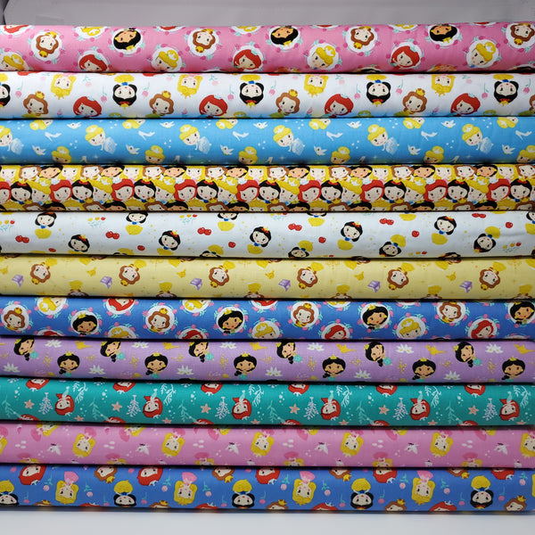 Camelot - Disney - Princess Kawaii - CAM85101903-01 (1/2 Yard)