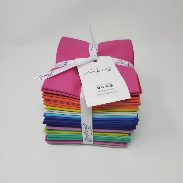 Fat Quarter Bundle - Tula Pink Solids - Designer Essentials (22 pc)
