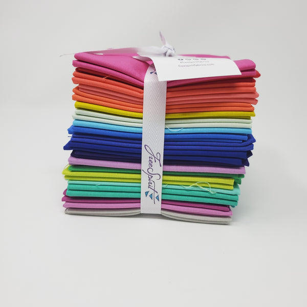 Fat Quarter Bundle - Tula Pink Solids - Designer Essentials (22 pc)