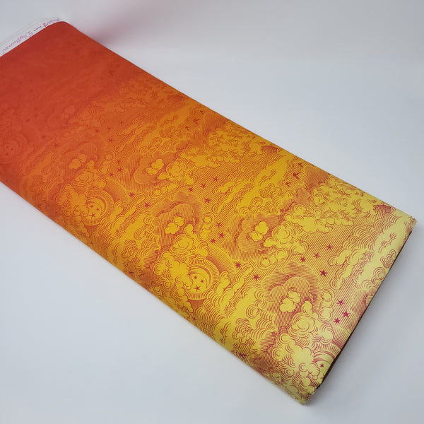 Tula Pink - Daydreamer - Little Fluffy Clouds - Mango - PWTP177.MANGO (1/2 Yard)