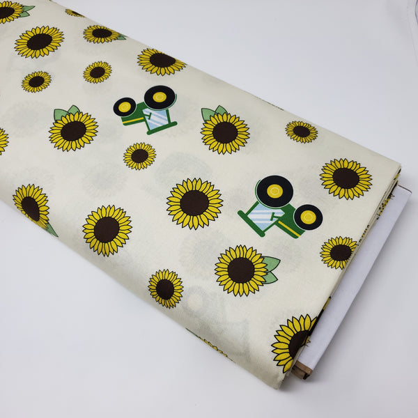 John Deere - JD Sunflower Toss - 76483-A620715 (1/2 Yard)
