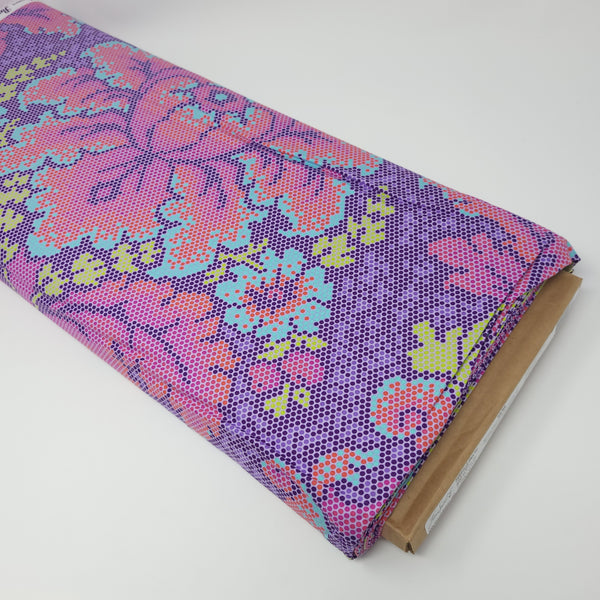 Tula Pink - Parisville (Deja Vu) - Damask Dot - Violet - PWTP189.VIOLET (1/2 Yard)