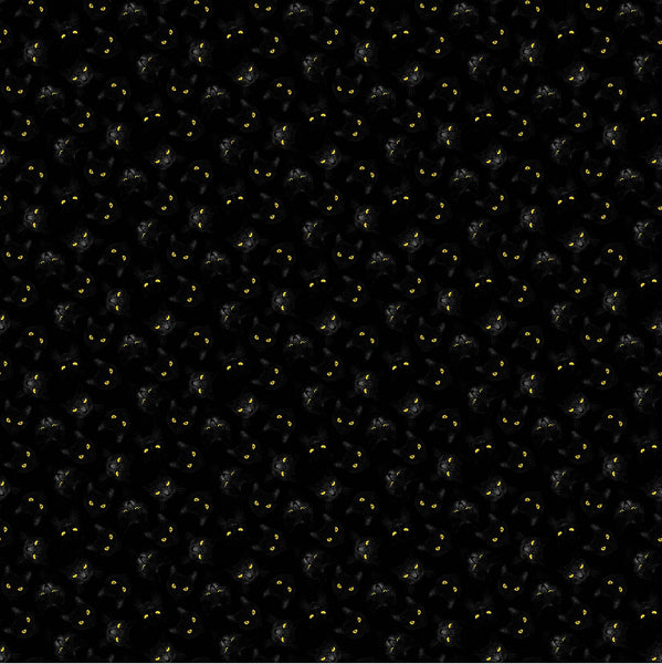 Black Cat Capers / Candelabra - 24770-99 (1/2 Yard)