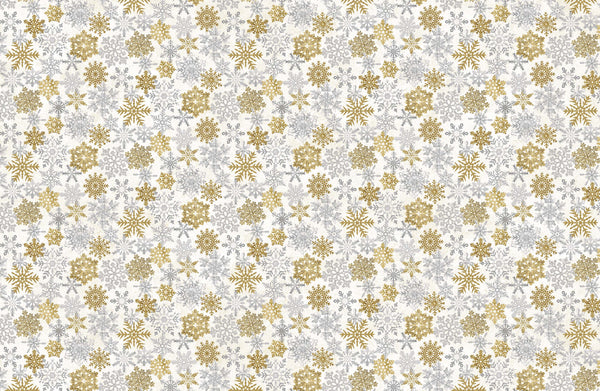 Stonehenge - White Christmas - 24203M-11 (1/2 Yard)