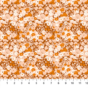 Summer's End - Small Flowers - Rust Multi - 90340-32 (1/2 Yard)