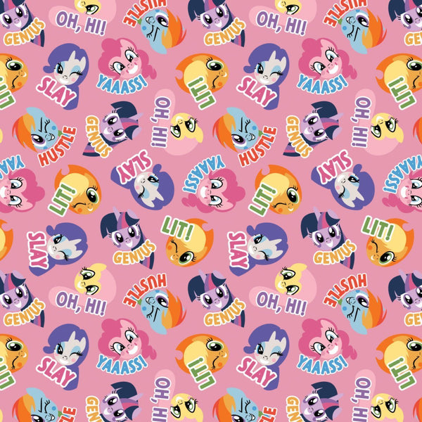 Camelot - My Little Pony - Pony Toss - CAM95010128-01 (1/2 Yard)