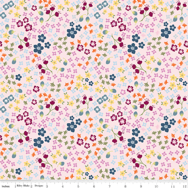 Bloom and Grow - Pink Floral - C10112-PINK (1/2 Yard)