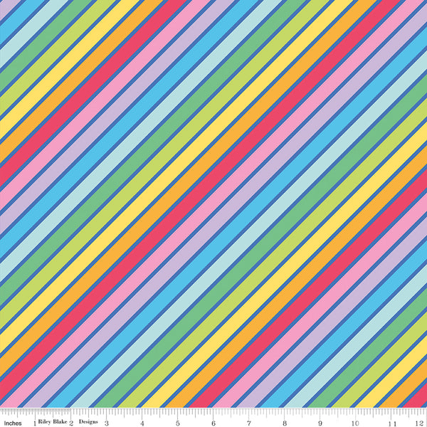 Rainbowfruit - Calories Don't Count - C10892-BLUE (1/2 Yard)
