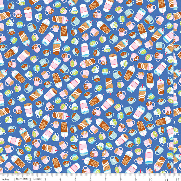 Rainbowfruit - Drinks - C10894-BLUE (1/2 Yard)