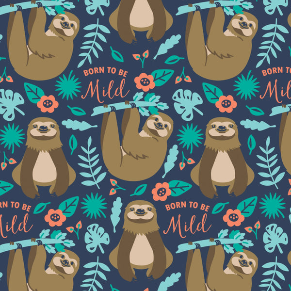 Fleece - Born To Be Mild - CAM21181701A-2 (1/2 Yard)