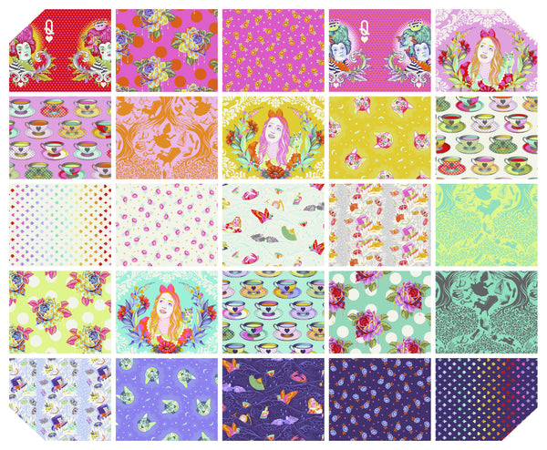 Fat Quarter Bundle - Tula Pink - Curiouser & Curiouser - Curiouser - FB2FQTP.CURIOUSER (25 pc)