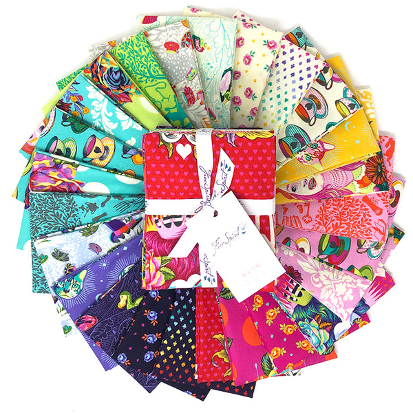 Fat Quarter Bundle - Tula Pink - Curiouser & Curiouser - Curiouser - FB2FQTP.CURIOUSER (25 pc)