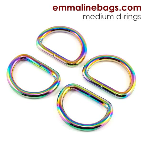 D-Rings (4 Pack) - 1" (25 mm) (5 finishes)
