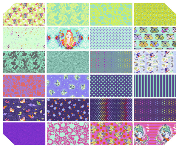 Fat Quarter Bundle - Tula Pink - Curiouser & Curiouser - Daydream - FB2FQTP.DAYDREAM (24 pc)