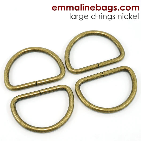 D-Rings (4 Pack) - 1 1/2" (38 mm) (5 finishes)