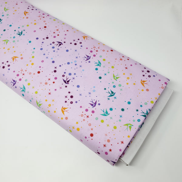 Tula Pink - True Colors - Fairy Dust - Lavender - PWTP133.LAVENDER (1/2 Yard)